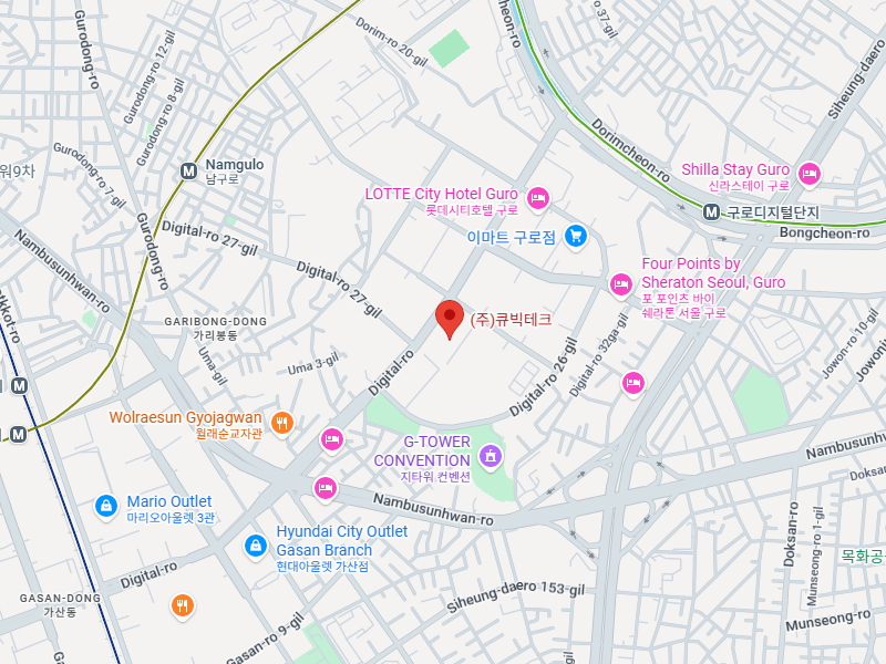 Cubictek Headquarters Map